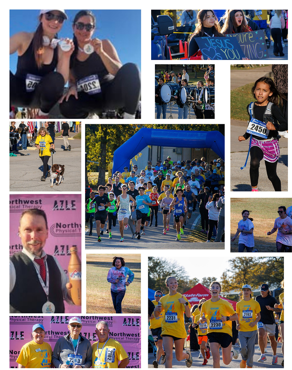 Multicolored Aesthetic Photo Collage Vis