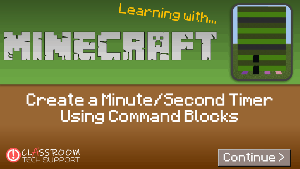Minecraft Lesson Side 1
