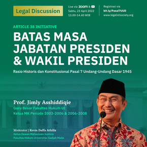 Article 38 Initiative: Batas Masa Jabatan Presiden & Wakil Presiden 