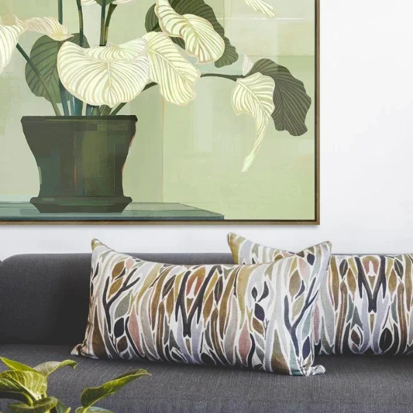 wall art with cushions 