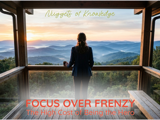 Focus Over Frenzy: Why Heroism Is the Ultimate Growth Bottleneck