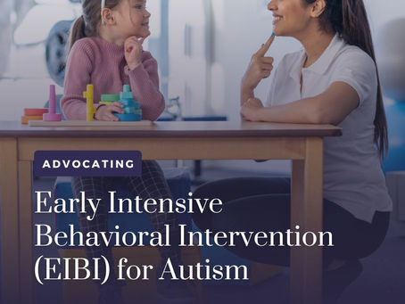 Early Intensive Behavioral Intervention (EIBI) for Autism: Benefits and Success Rates