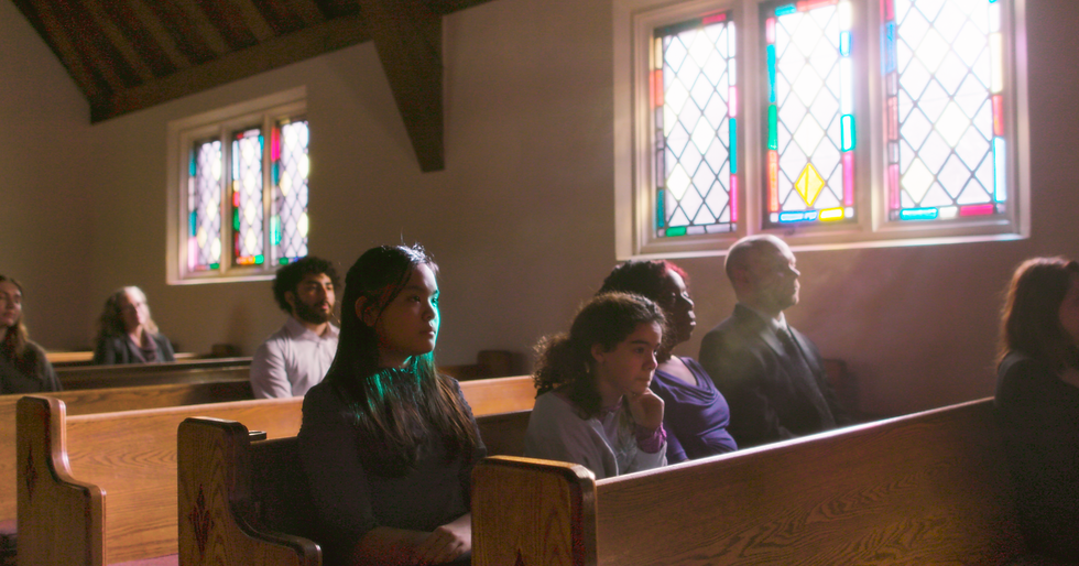 still from "Fawn in the Narthex" (2025)