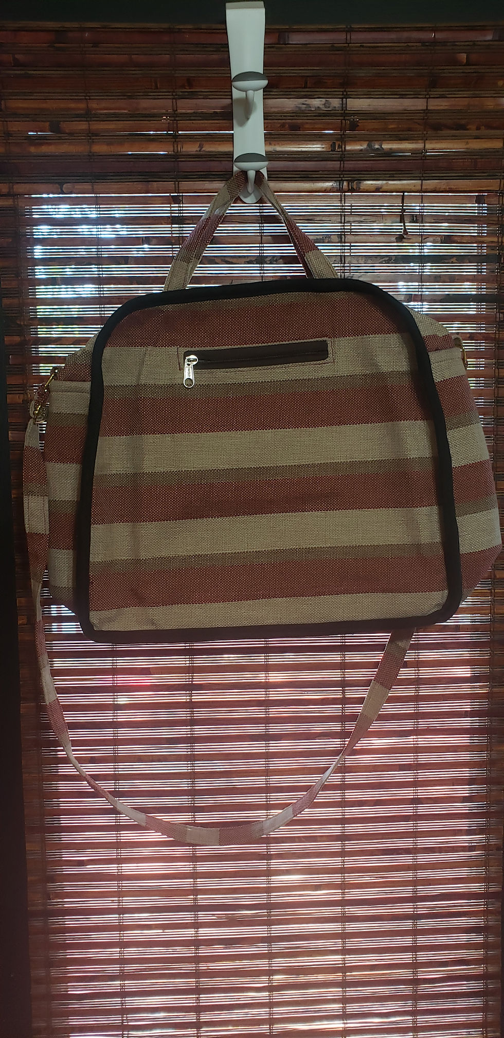 Thumbnail: Embelished Canvas Shoulder Bags