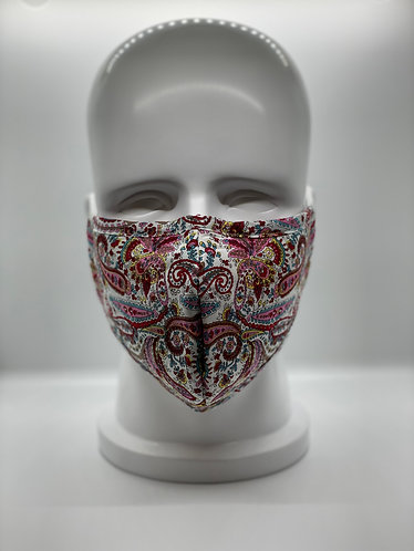 Fashionable 3-Layer Cotton Face Mask with 5-ply Carbon Protection Filter(PM2.5)