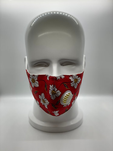 Fashionable 3-Layer Cotton Face Mask with 5-ply Carbon Protection Filter(PM2.5)