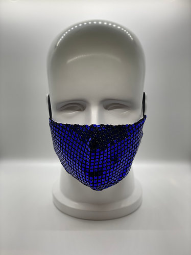 Sequin 2-Layer Cotton Face Mask