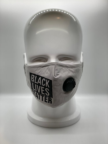 Black Lives Matter Graphic Printed 3-Layer Cotton Face Mask