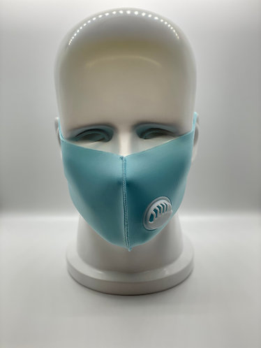 Comfortable Spandex Face Mask with Exhalation Valve