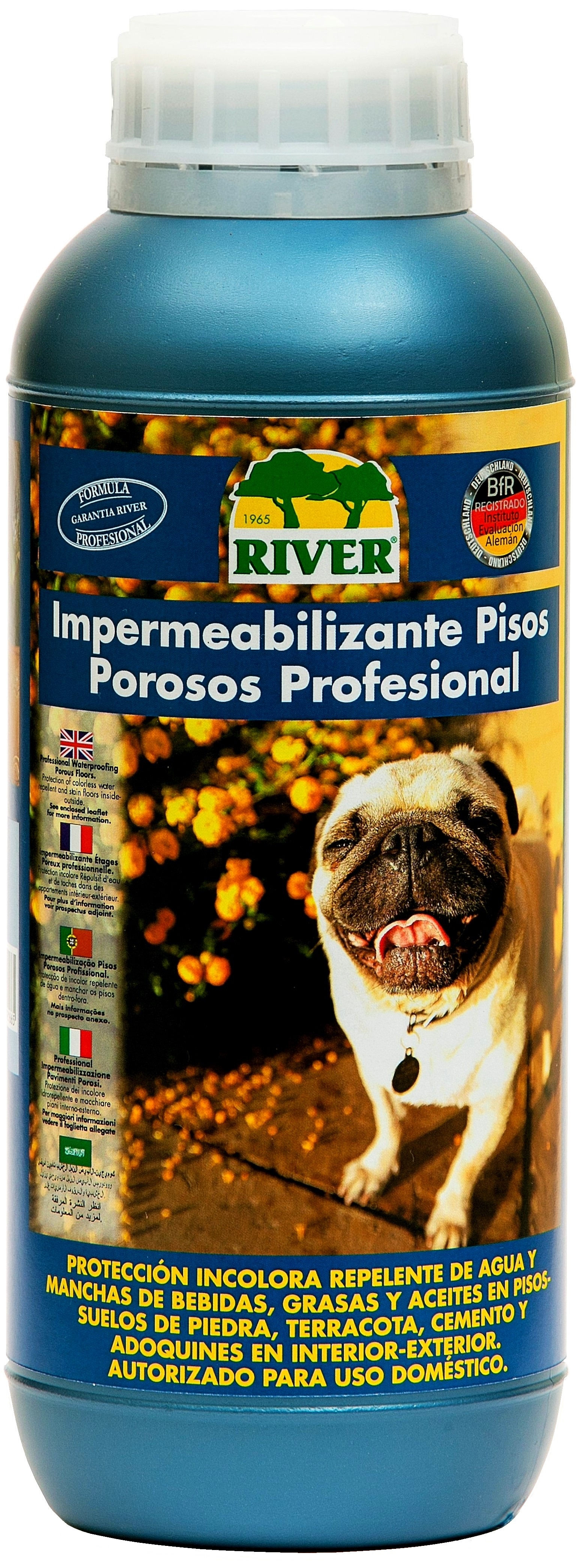 Impermeabilizante Pisos Porosos Profesional 1000 ml.