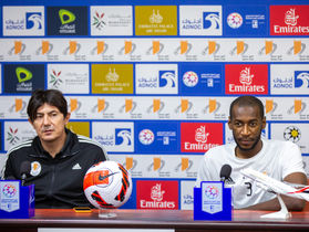 The Press Conference between Ajman Club and Al Nasr Club