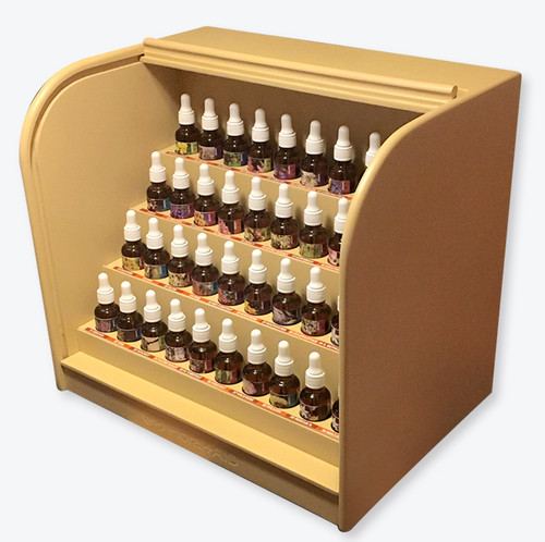 Gabinete de puerta corrediza para flores de Bach | floralaid