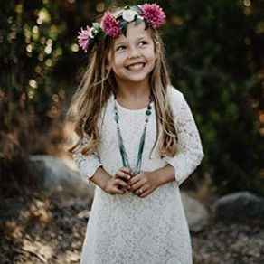 Precious Lace Flower Girl Dress