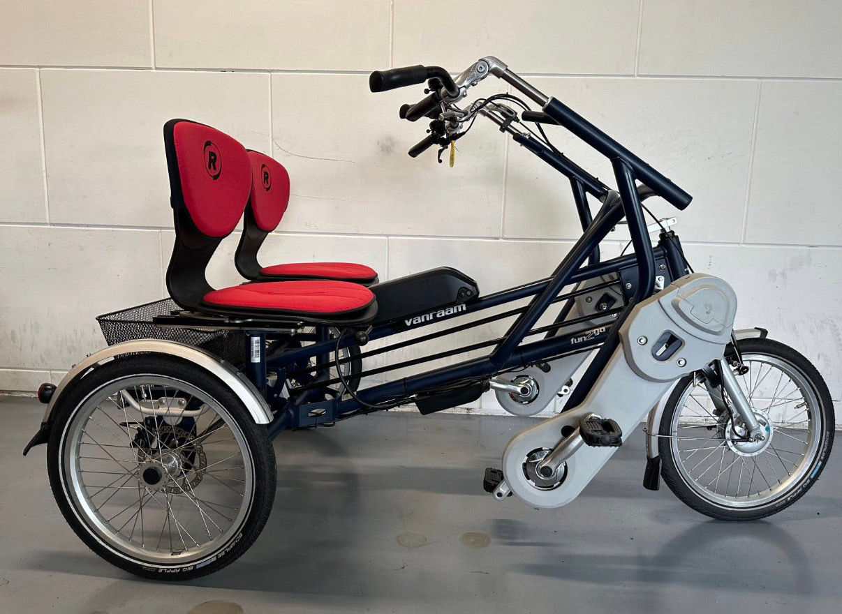 Mooie Van Raam Fun2Go elektrische duofiets, 1 jaar garantie!