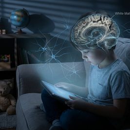 How does screen time affect children's brain development?