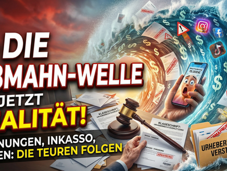 Achtung! Mahnwelle rollt an. Teure Musikabmahnungen & Identitätsklau durch Deepfakes – Teil II