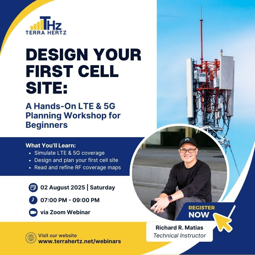 Design Your First Cell Site: A Hands-On LTE & 5G Planning Workshop for Beginners