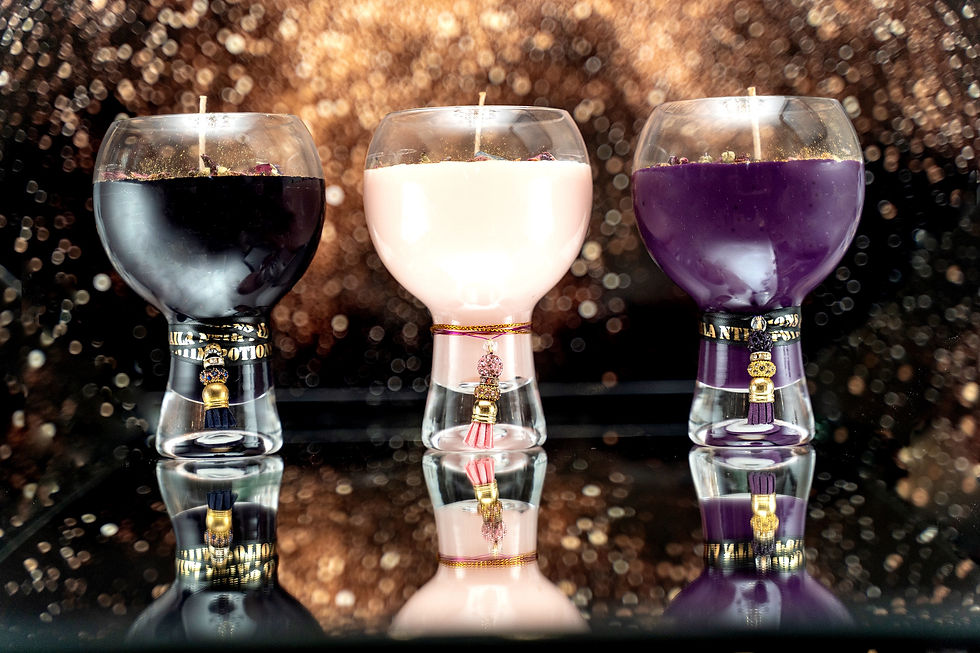 Oudh Crystal Candle
