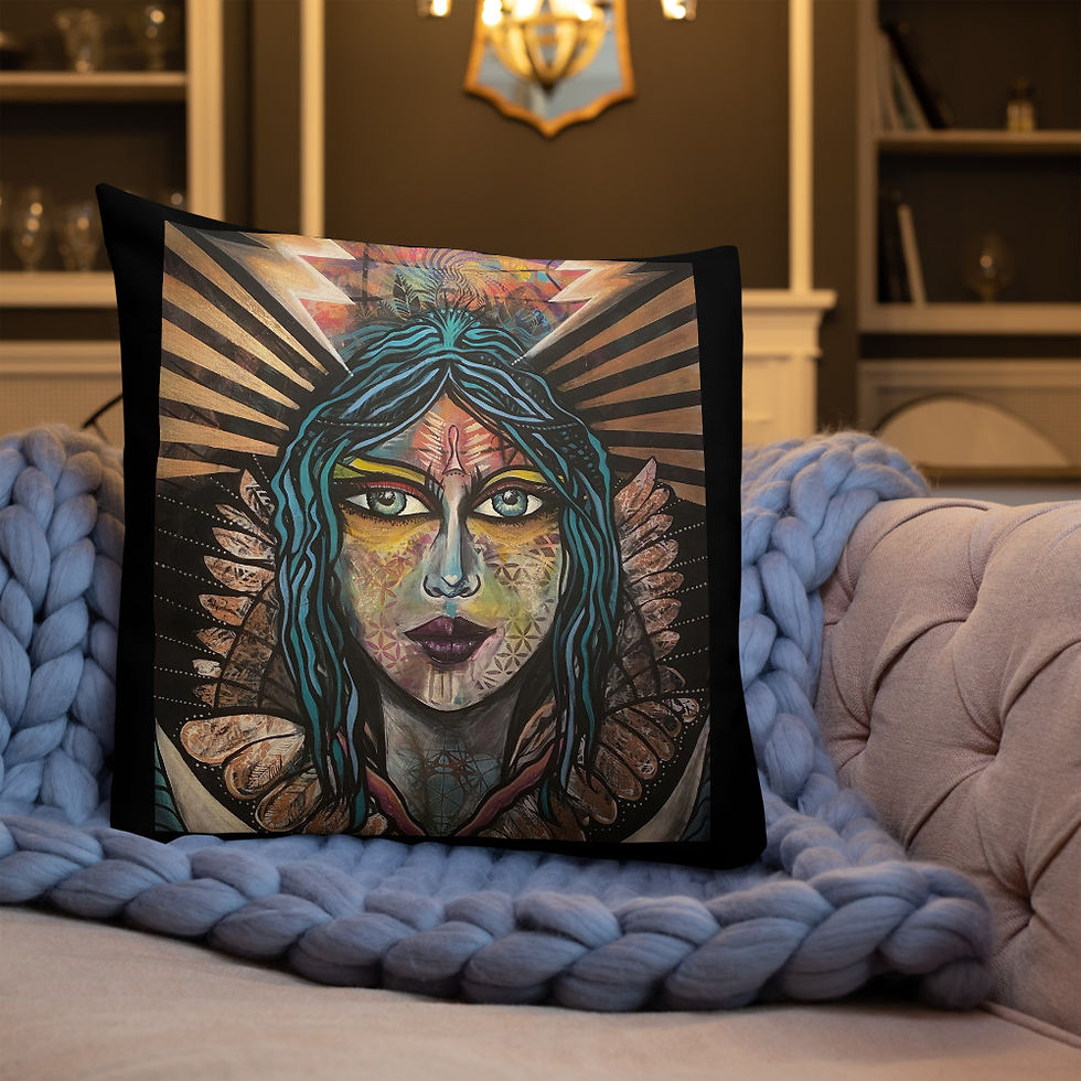 Thumbnail:  Goddess/Enchantress Medicine Premium Pillow