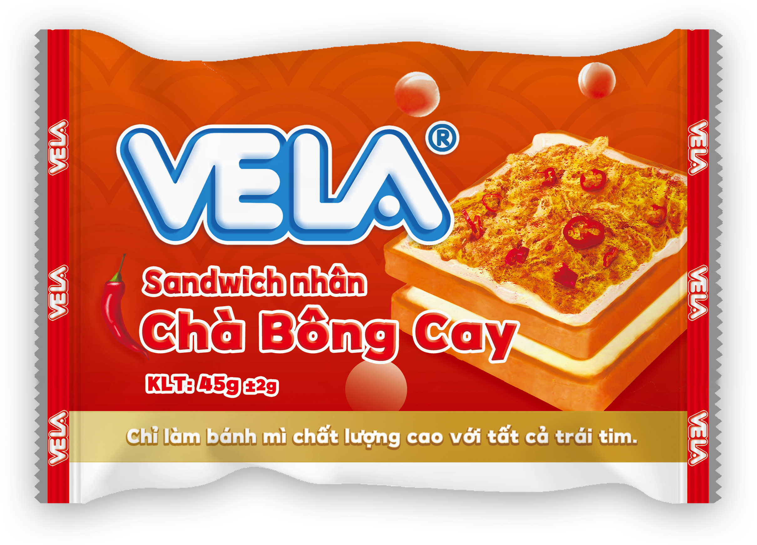 Bánh Sandwich Chà Bông Cay