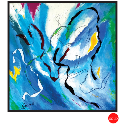 Innocence Twist #2, Acrylic/Oil on Canvas, 24 x 24