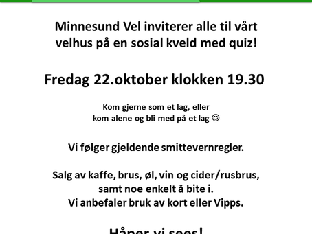 Quiz 22.oktober 2021