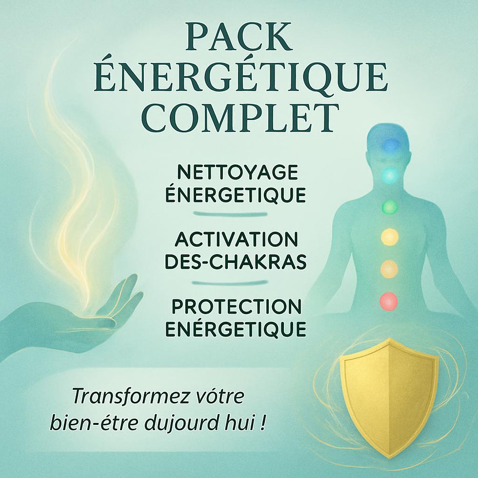 Pack soins énergétique Complet