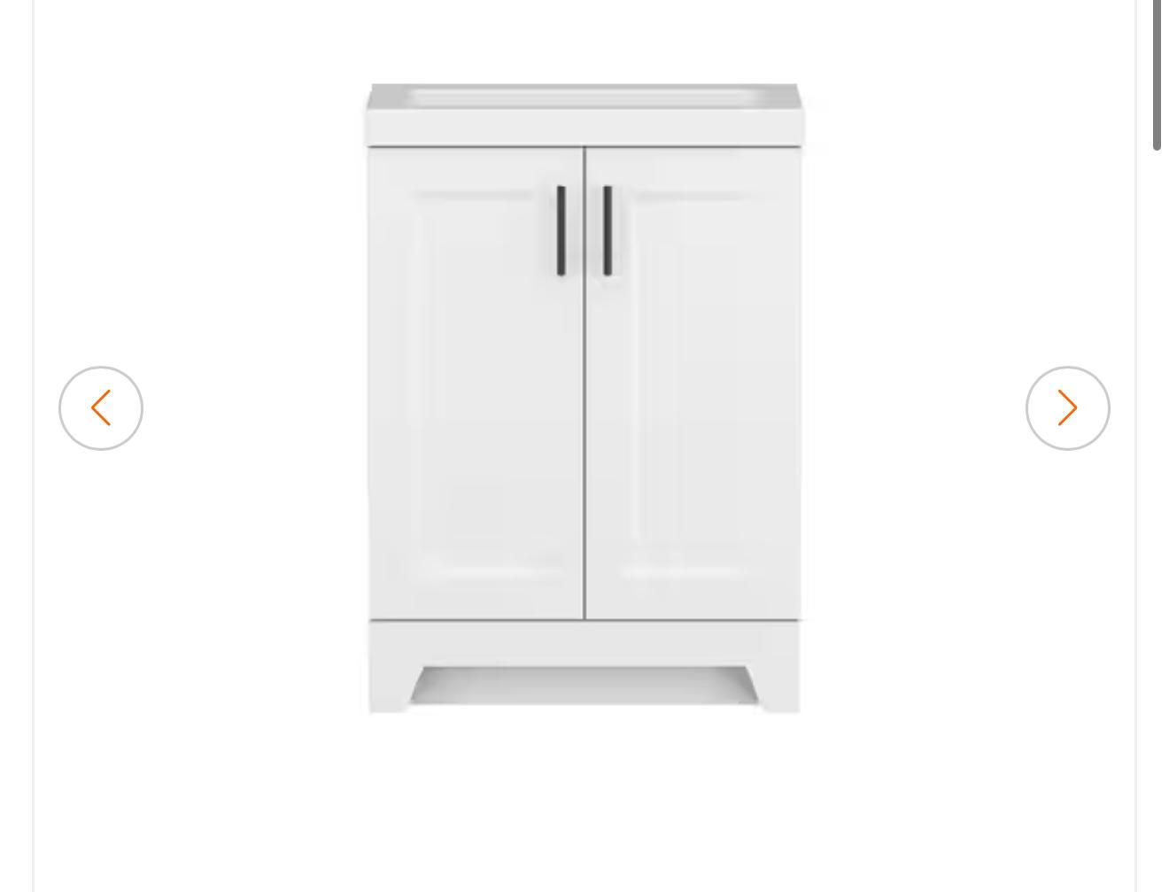 Bath Vanity - White