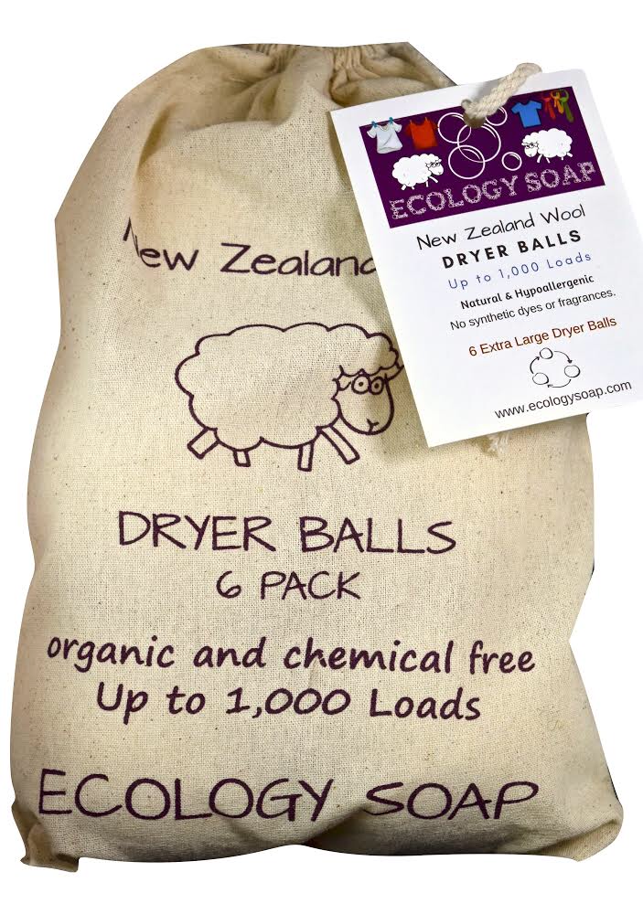 Thumbnail: Premium 100% Organic New Zealand Wool Dryer Balls