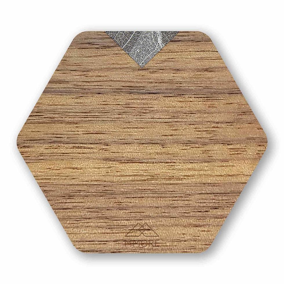 Thumbnail: Wooden Coasters - American Walnut / Set of 4 Coasters