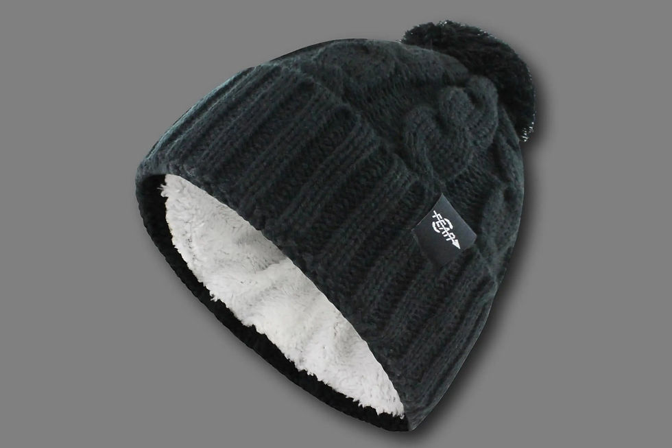Thumbnail: Warmest Plush Insulated Cuff Knit Pom Women Winter Beanie Hat Warm Wool