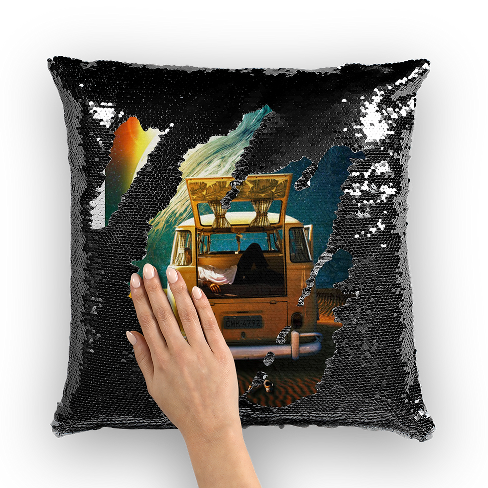 Thumbnail: Relax Sequin Cushion Cover