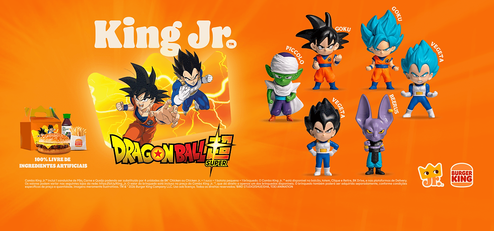 Dragon Ball no Burger King: O Brinde Voltado Aos Adultos