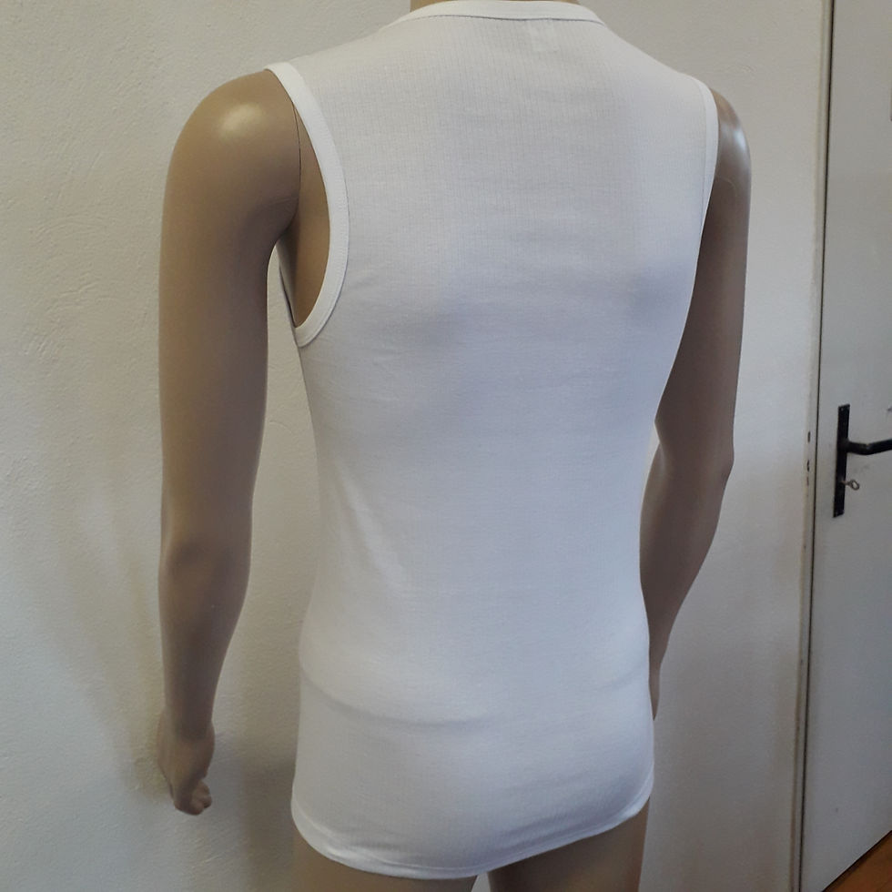 Thumbnail: Herren Muscle Shirts aus Feinripp Nadelzug