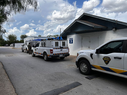 Animal Control arriving at Trenton Shelter