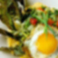 Quirerinha cremosa com ovo caipira (vegetariana)