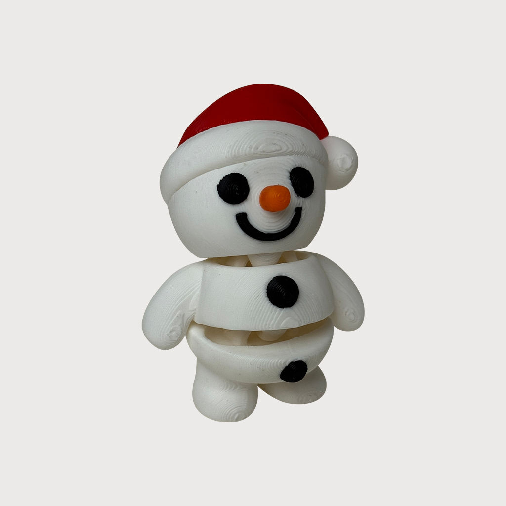 Santa Snow Man Pocket Pal Toy