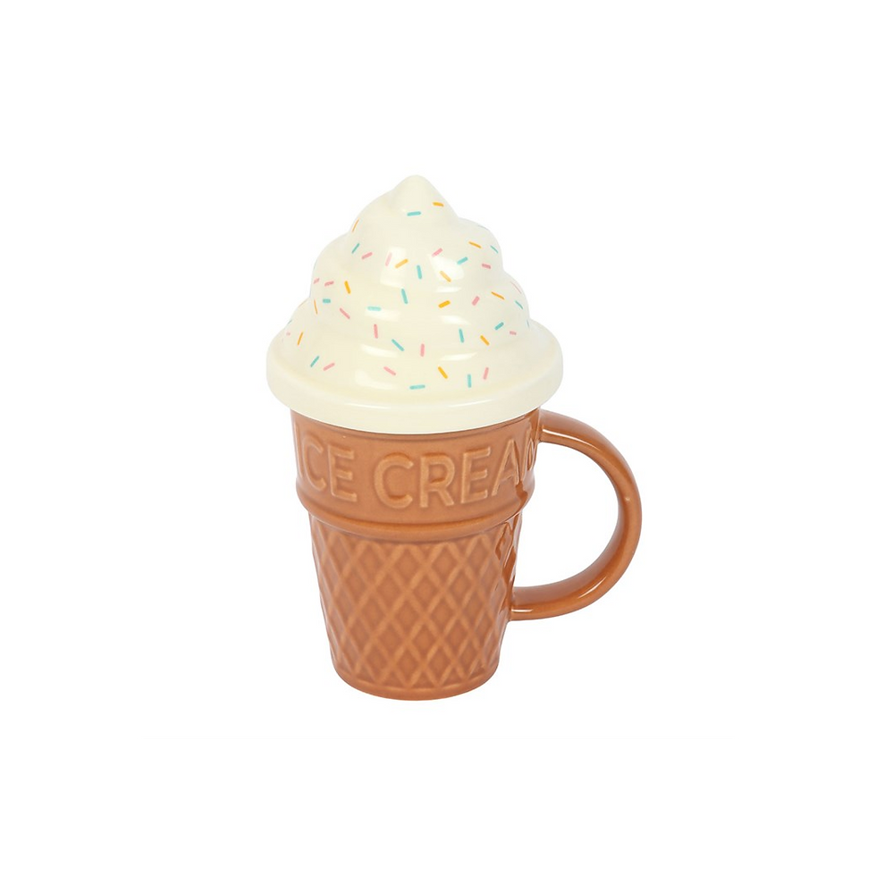 Thumbnail: Ice Cream Cone Lidded Mug