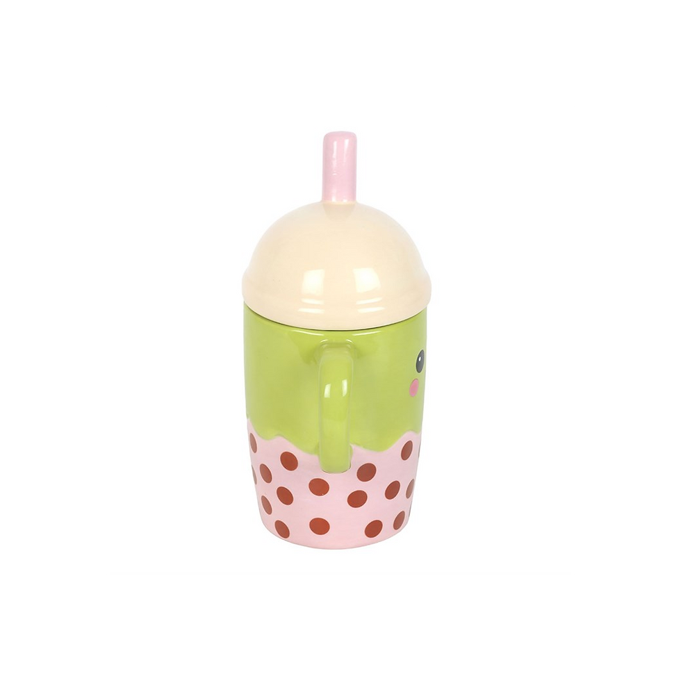 Thumbnail: Kawaii Bubble Tea Lidded Mug