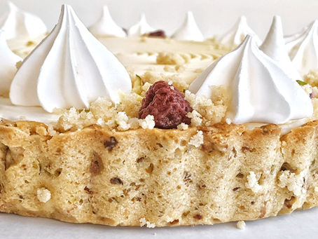 פאי פיסטוק וגבינת שמנת