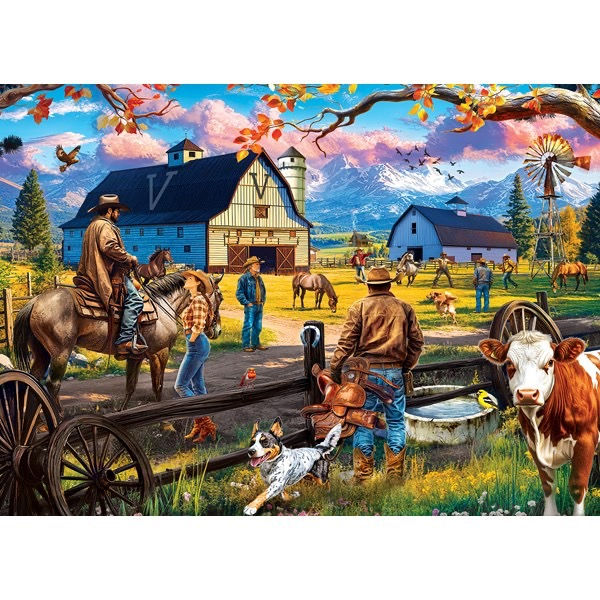 Thumbnail: Valley Ranch | Yellowstone Ranch  |  1000 pc puz