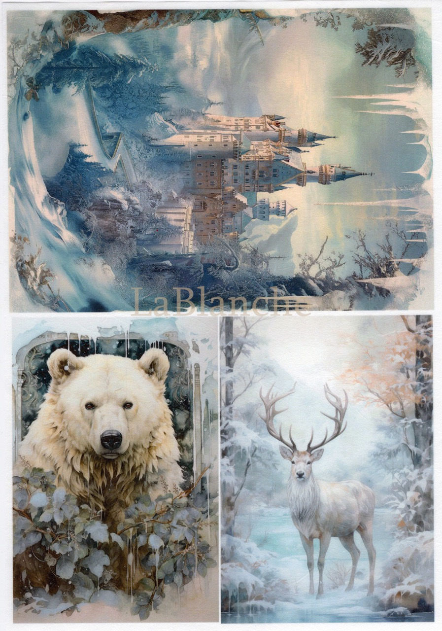Frosty Winter 4 | LaBlanche Decoupage paper