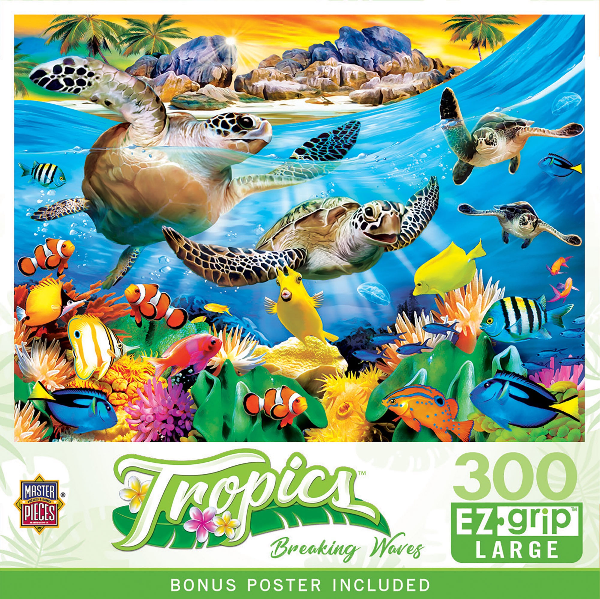 Breaking Waves | 300 pc puzzle | Large EZ Grip