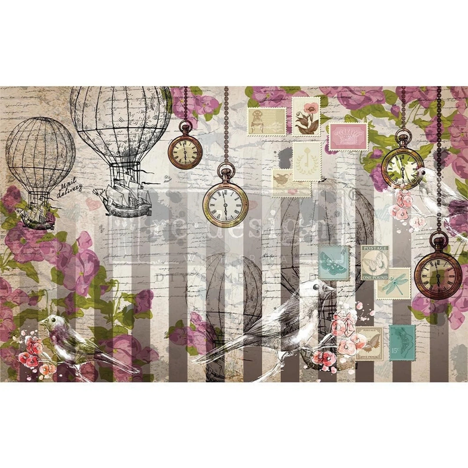 Love Letters  | Tissue Paper 19" x 30"  | Redesign with Prima