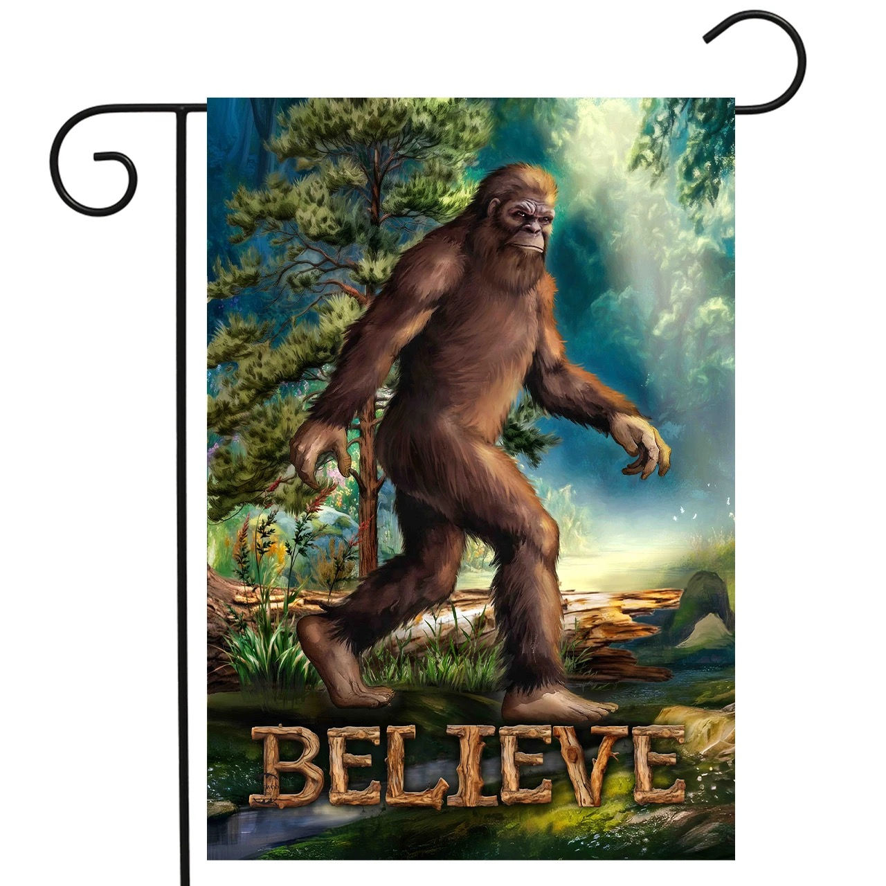Believe Bigfoot   |  Garden Flag