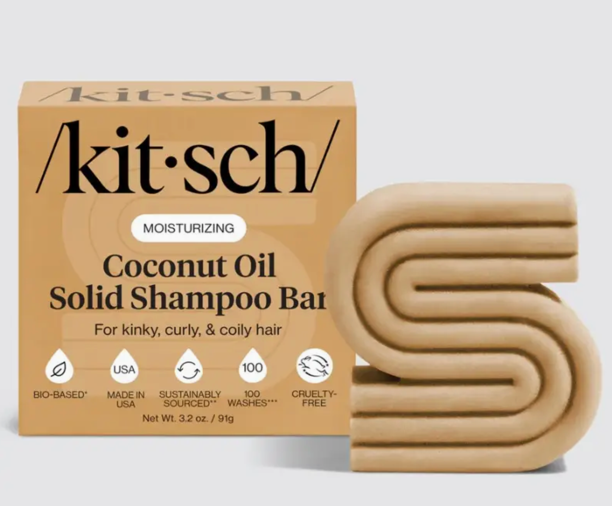 Coconut Oil | Solid Shampoo Bar | /kit*sch/