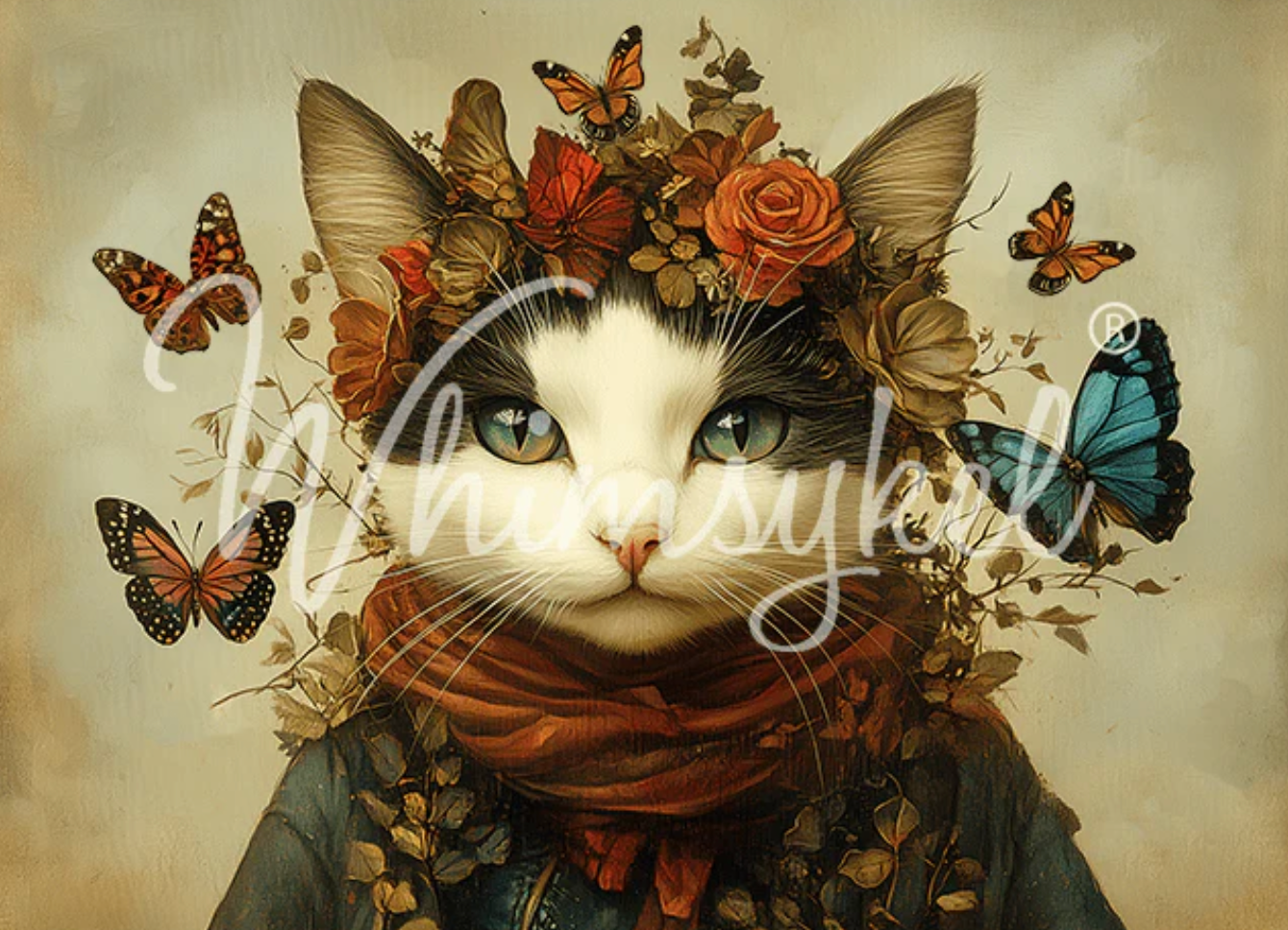 Butterfly Whisperer | Whimsykel Designs | 21" x 29"