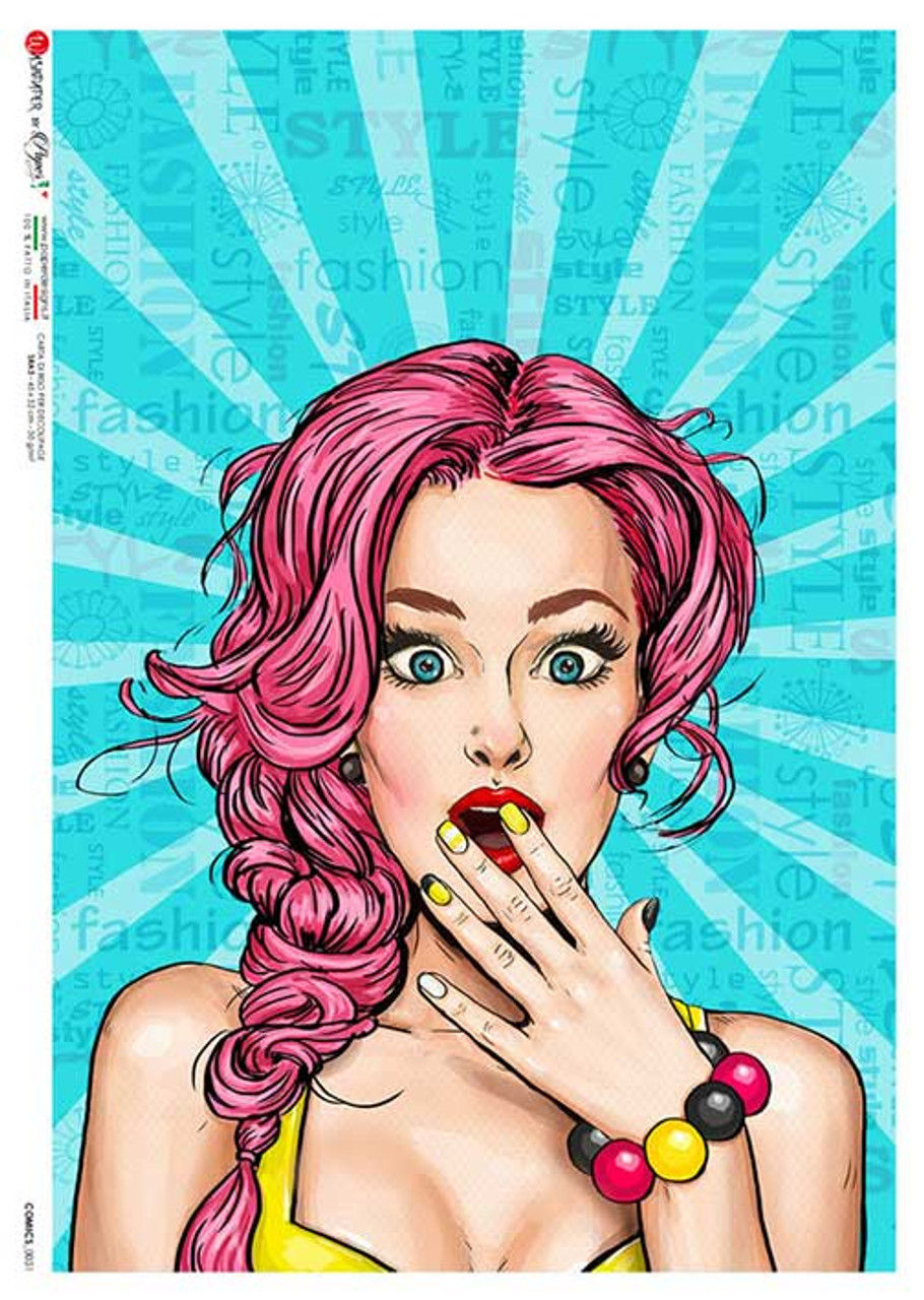 Blue Star Burst Comics #0031 - Paper Design