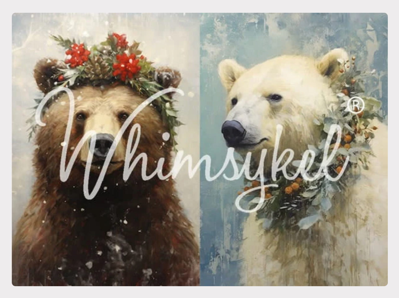 Northern Keepers | Whimsykel Designs | 21" x 29"