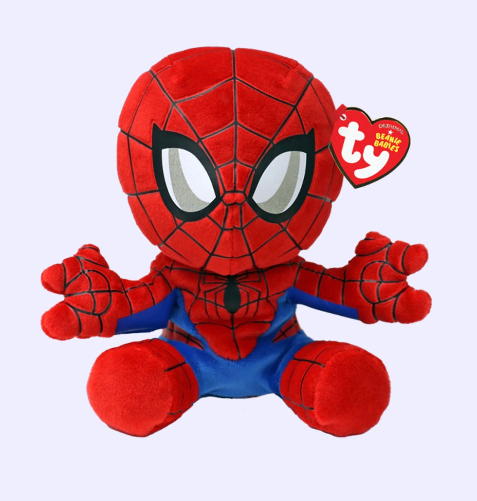 Spiderman | Soft Body | Ty Beanie Baby